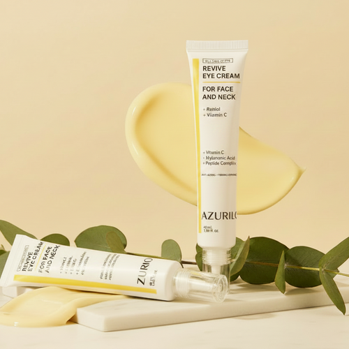 Azurilo Revive Eye Cream - Con ingredientes