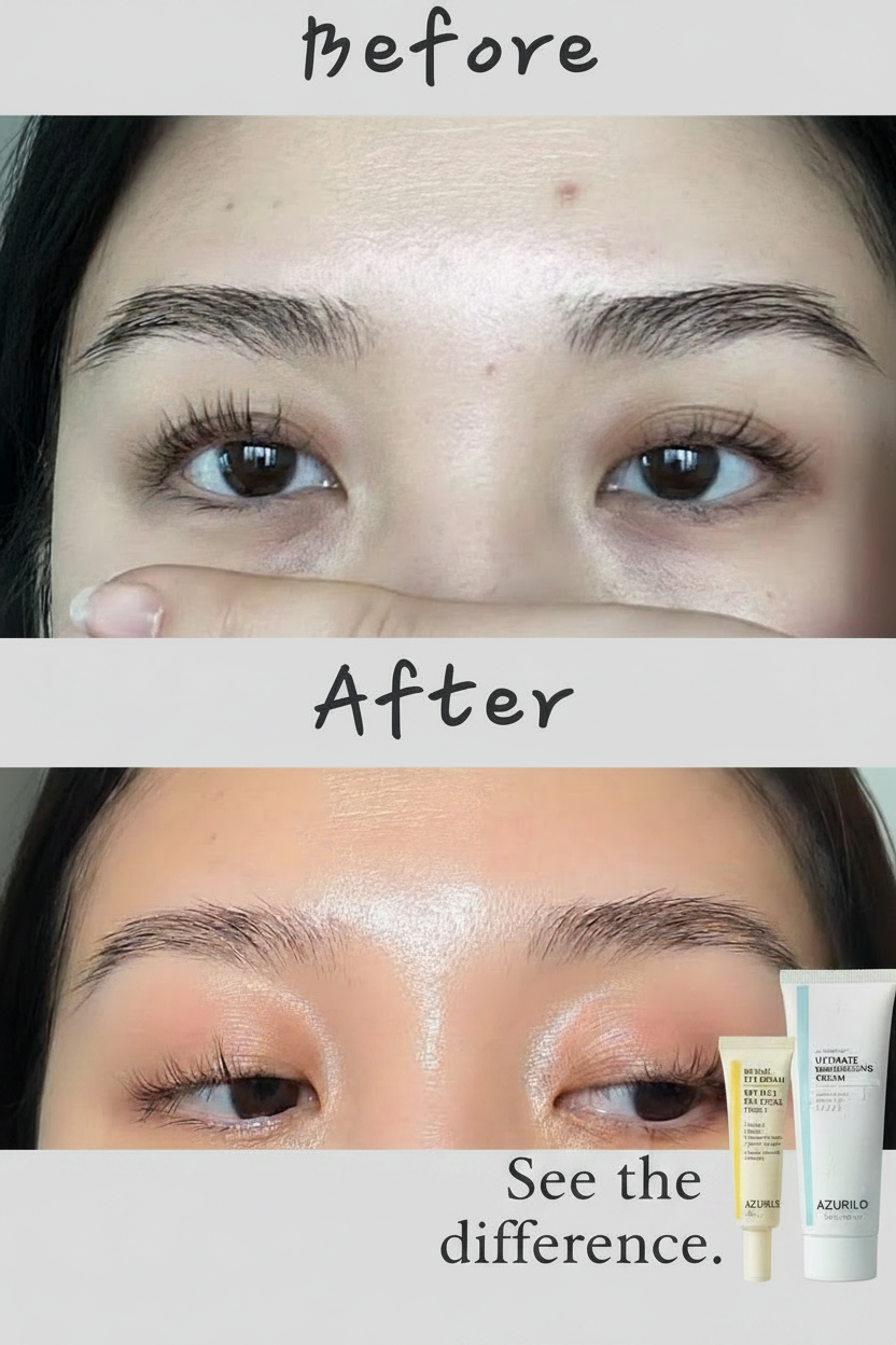 Before After Azurilo texto gris